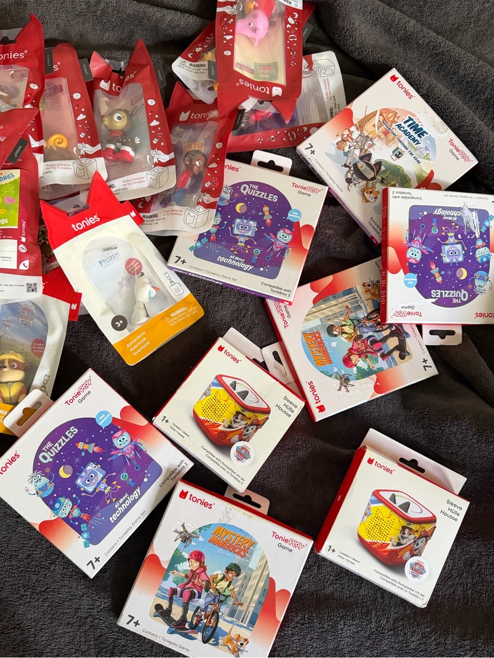 27 Tonies Figures/6 Tonieplay Games for Toniebox 2/ 2 Tonie Sleeve (bundle of 35 - Picture 4 of 6